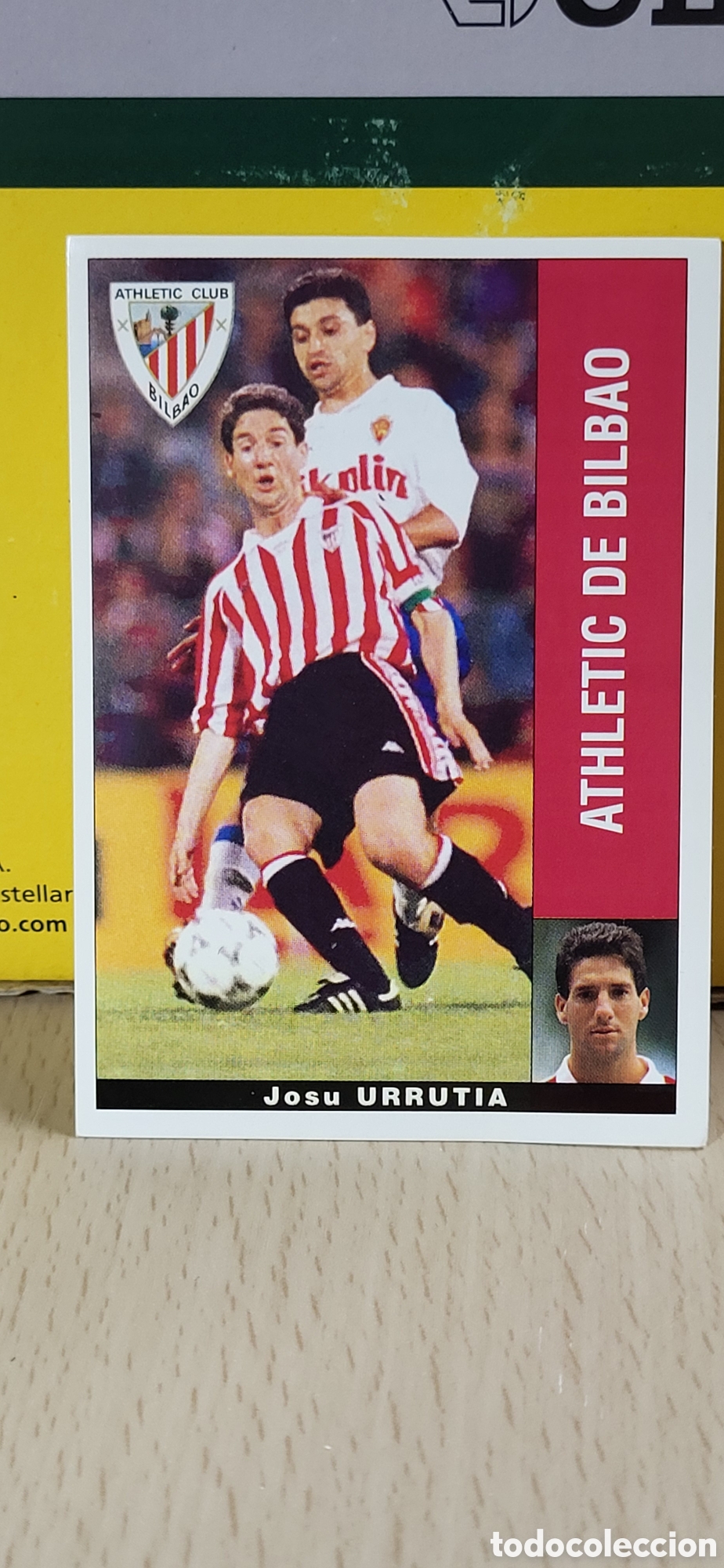 Fu&szlig;ball-Sticker: JESUS URRUTIA ATHLETIC CLUB BILBAO LIGA 95 96 DE FUTBOL PROFESIONAL PANINI