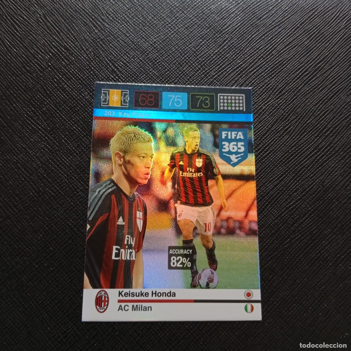 Fu&szlig;ball-Sticker: 203 HONDA MILAN ADRENALYN 2015 2016 FIFA 365 CROMO FUTBOL 15 16 - A182 PG361