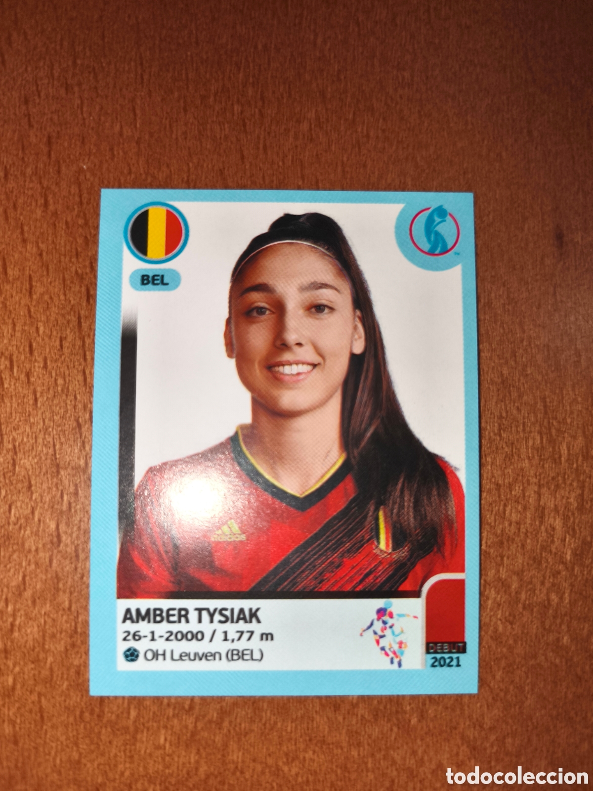 Fu&szlig;ball-Sticker: Amber Tysiak n&deg;332 Uefa Women's Euro 2022 B&eacute;lgica