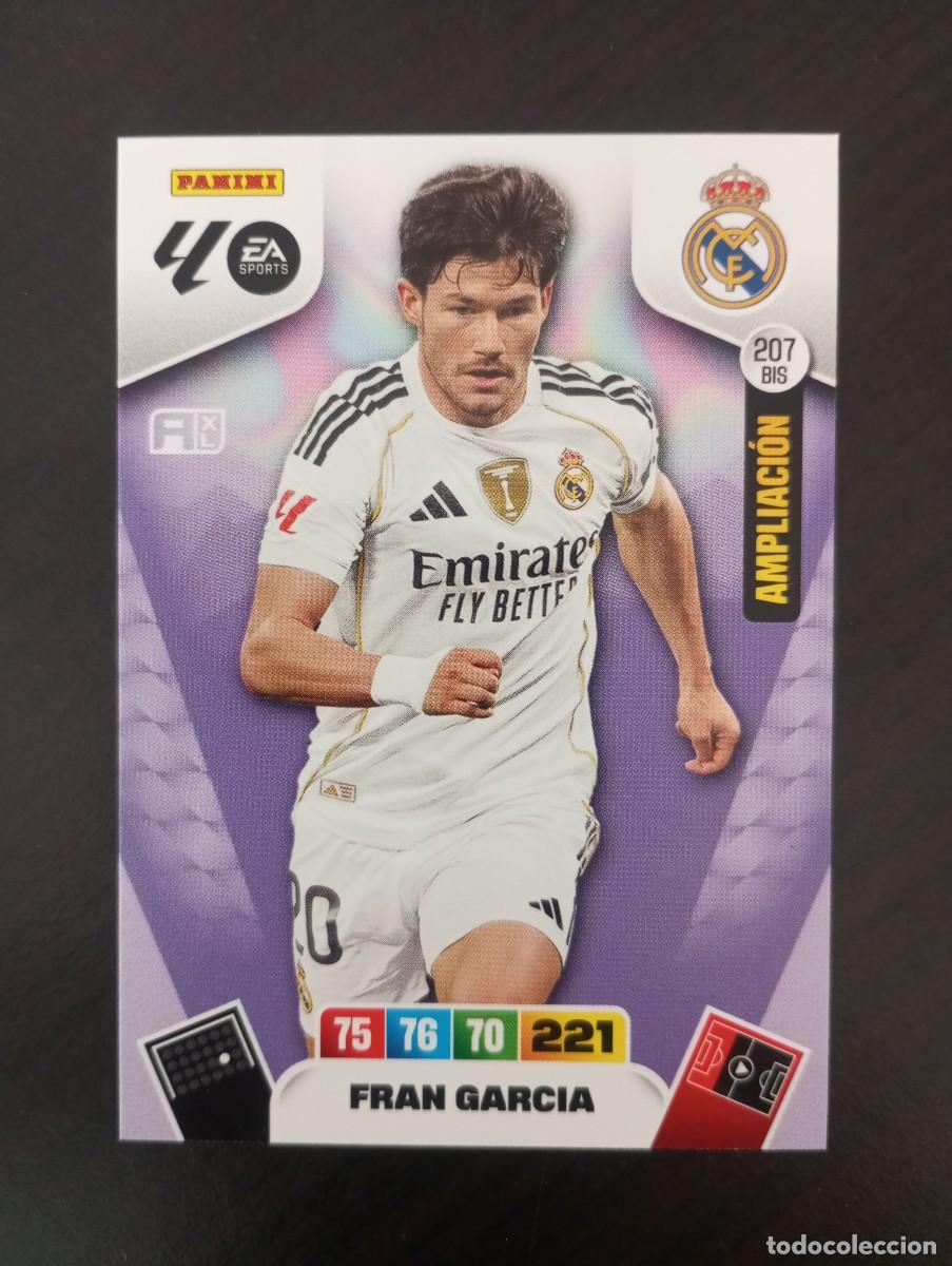 Fu&szlig;ball-Sticker: CARD ADRENALYN XL PANINI 2025-2026 25 26 AMPLIACION FRAN GARCIA REAL MADRID 207 BIS