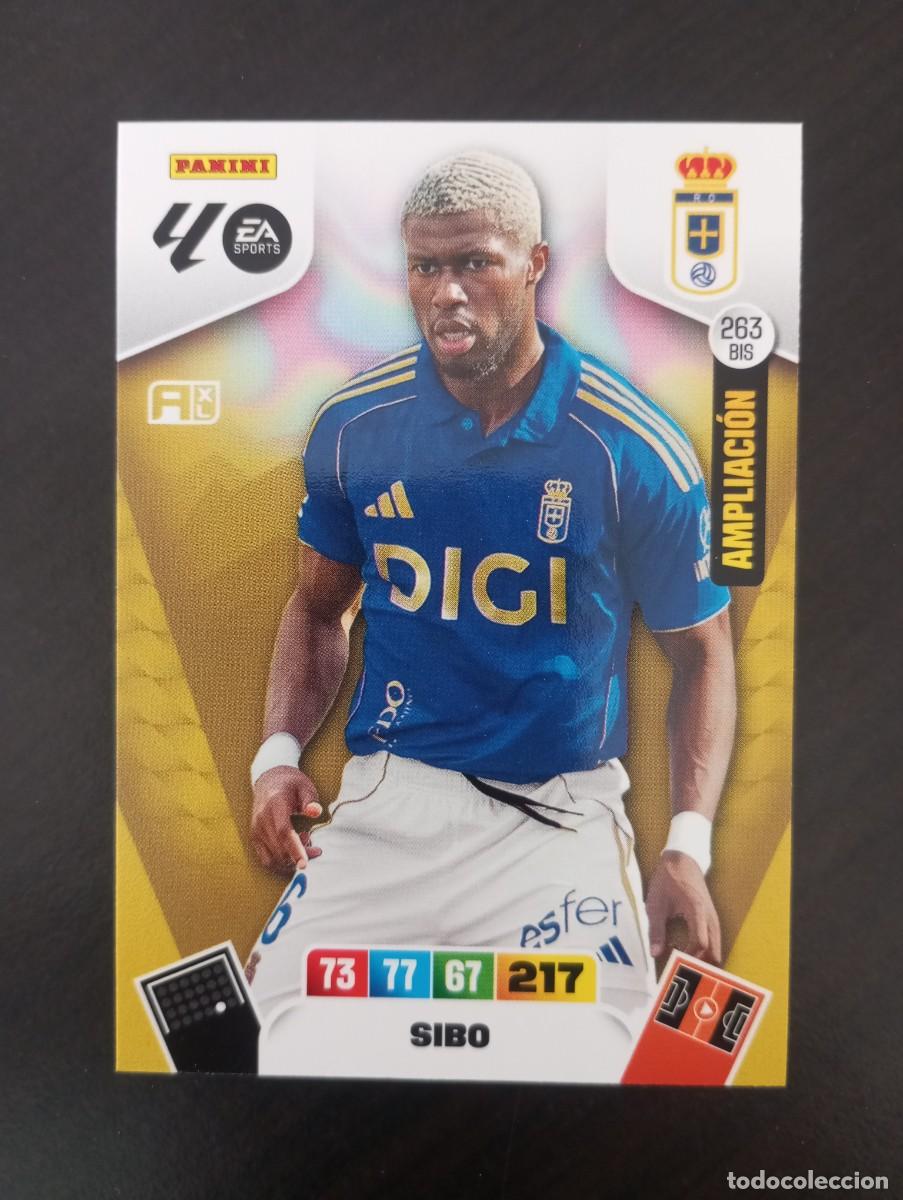 Football Stickers: CARD ADRENALYN XL PANINI 2025-2026 25 26 AMPLIACION SIBO OVIEDO 263 BIS