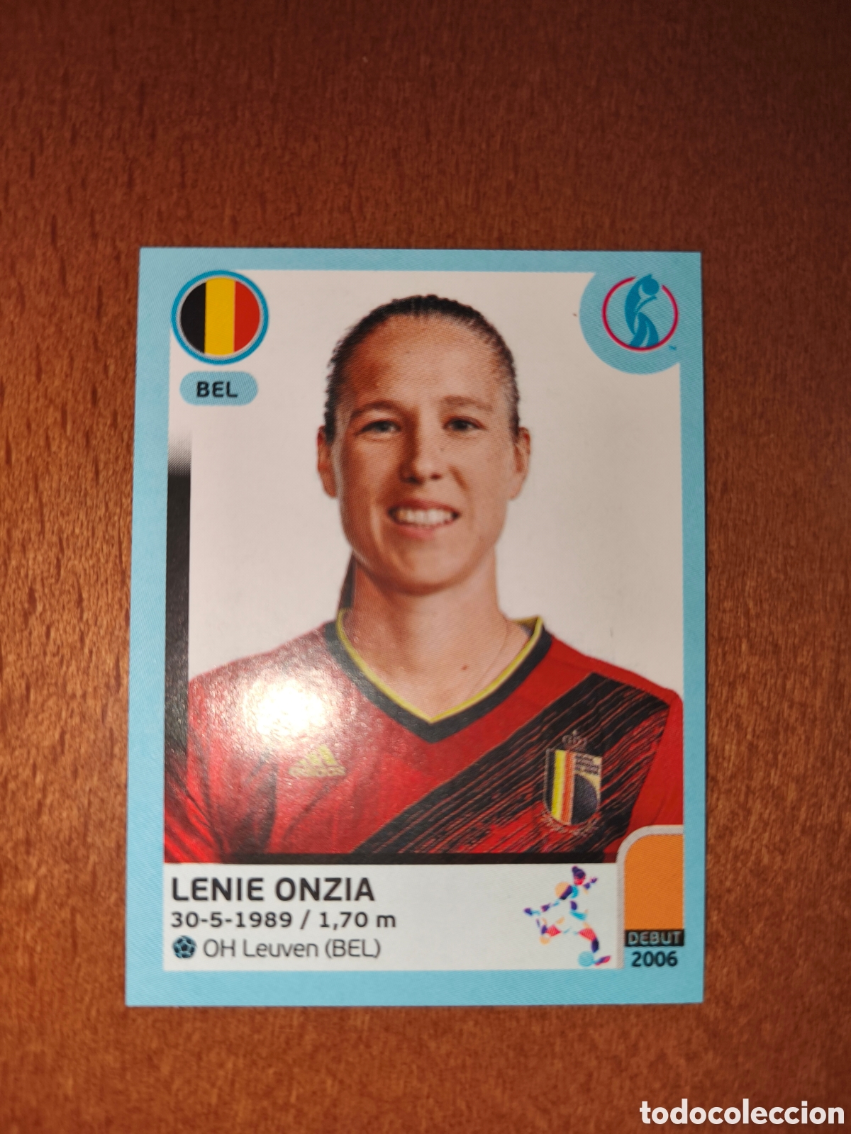 Cromos de F&uacute;tbol: Lenie Onzia n&deg;337 Uefa Women's Euro 2022 B&eacute;lgica