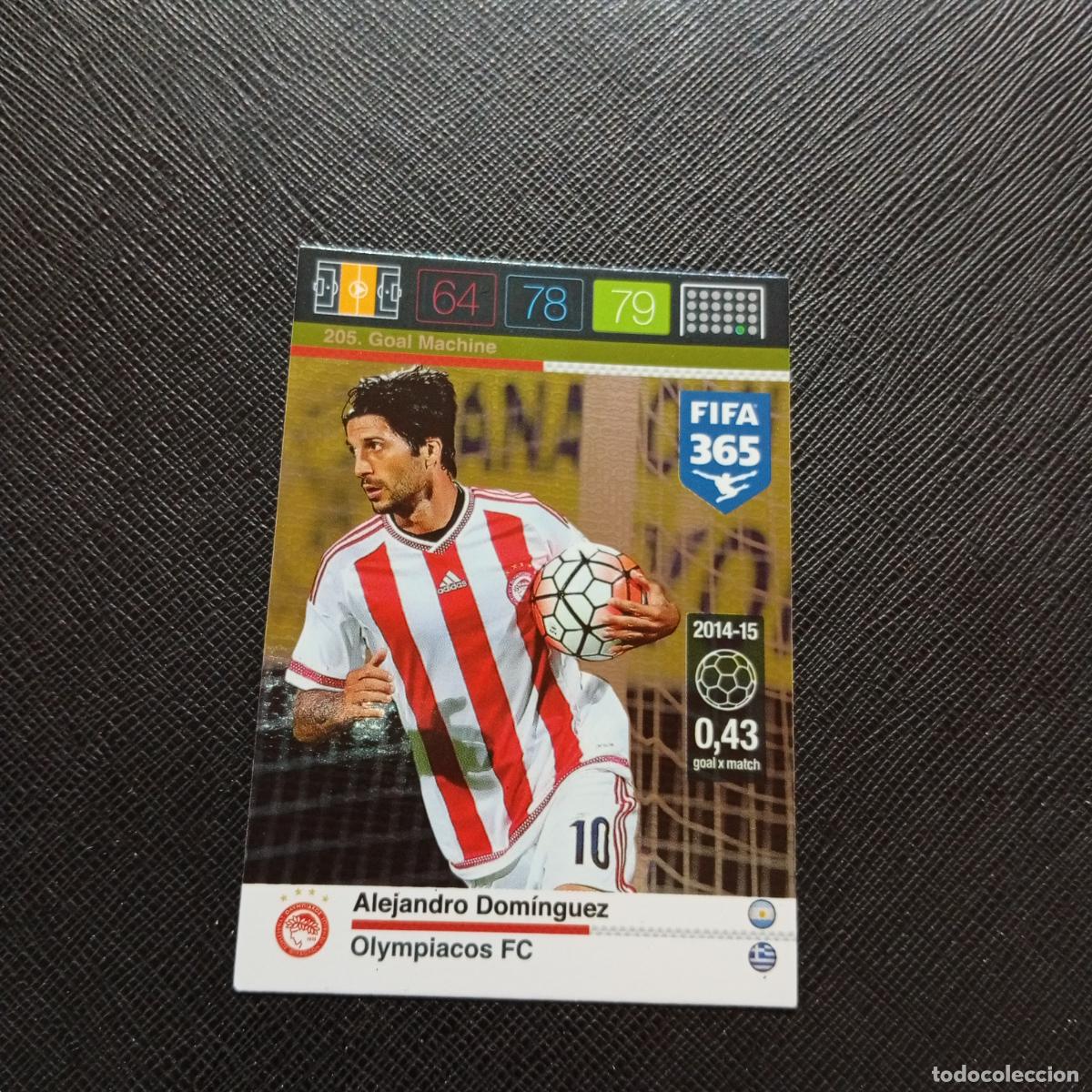 Cromos de F&uacute;tbol: 205 ALEJANDRO DOMINGUEZ OLYMPIACOS ADRENALYN 2015 2016 FIFA 365 CROMO FUTBOL 15 16 - A182 PG370
