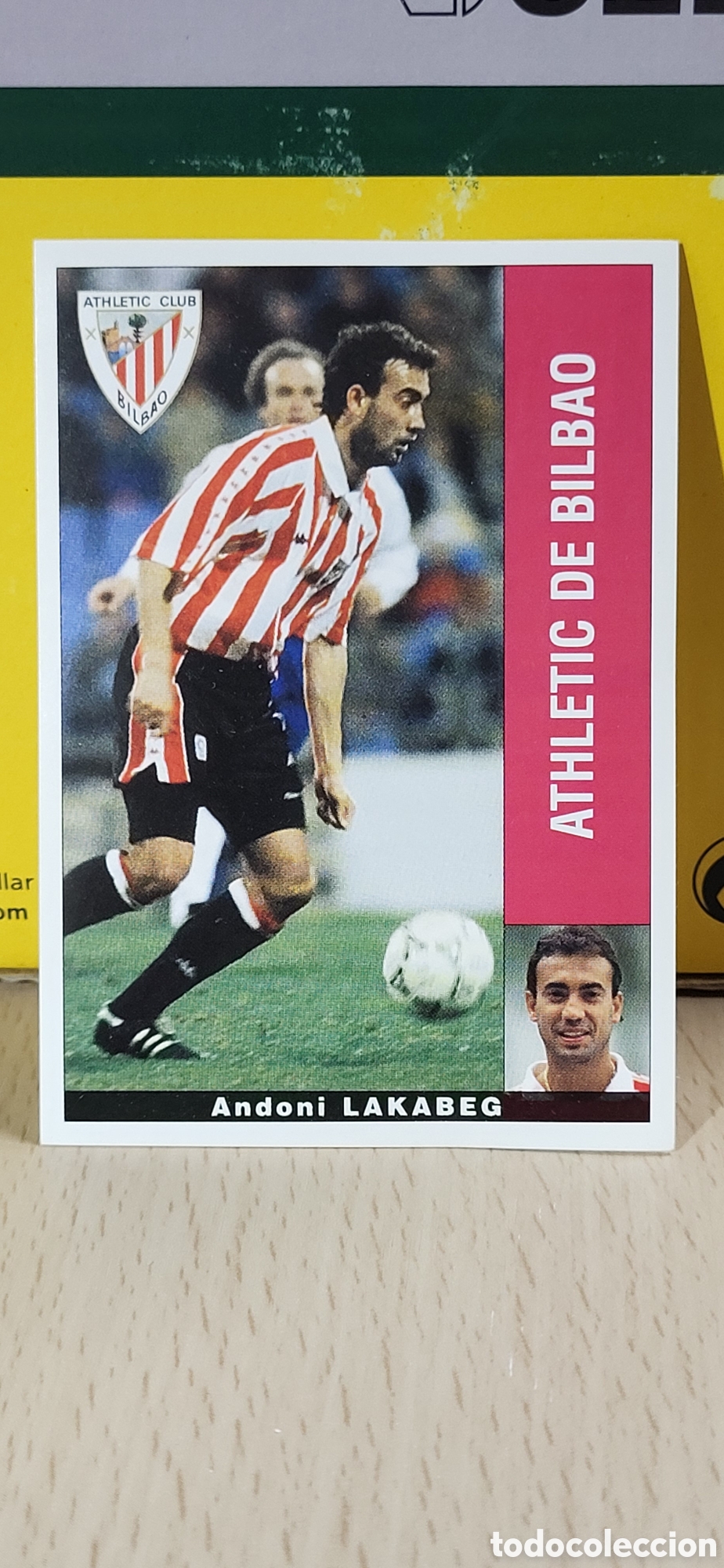 Football Stickers: ANDONI LAKABEG ATHLETIC CLUB BILBAO LIGA 95 96 DE FUTBOL PROFESIONAL PANINI