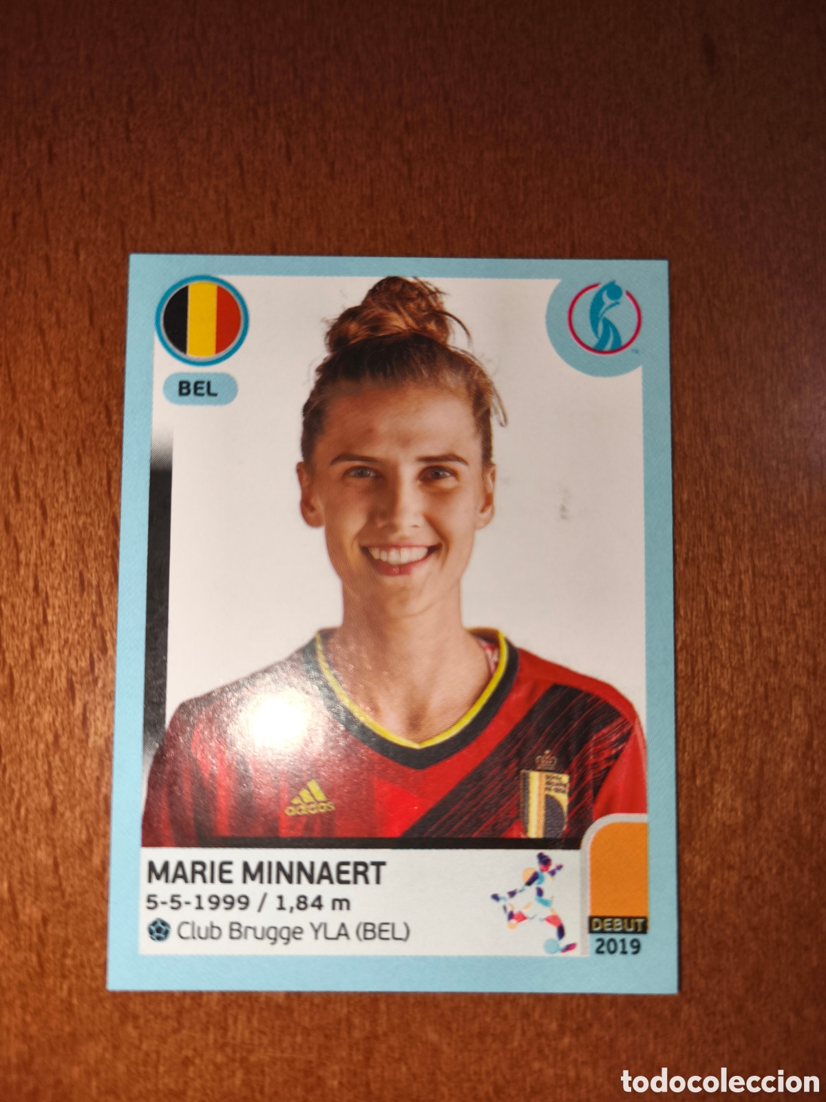 Cromos de F&uacute;tbol: Marie Minnaert n&deg;338 Uefa Women's Euro 2022 B&eacute;lgica