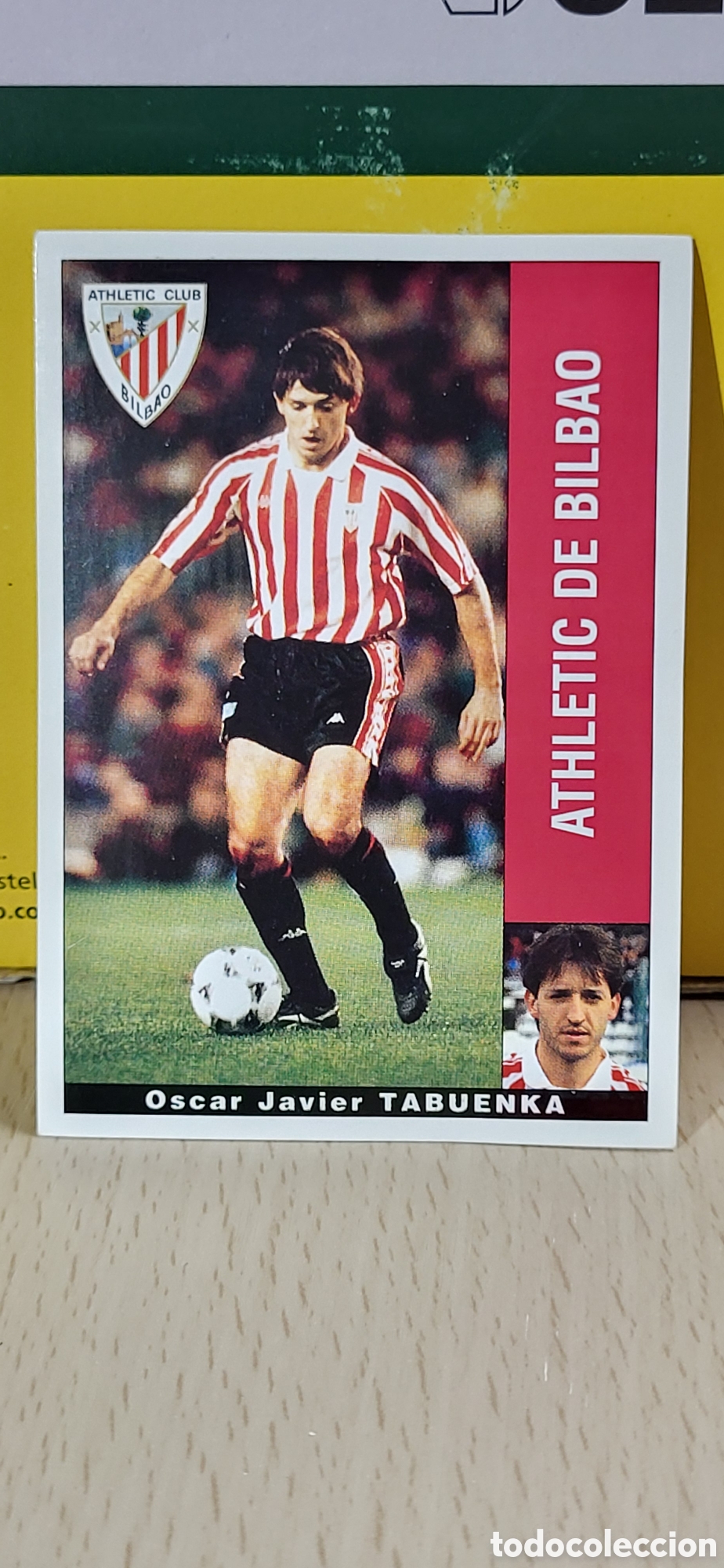 Football Stickers: OSCAR JAVIER TABUENKA ATHLETIC CLUB BILBAO LIGA 95 96 DE FUTBOL PROFESIONAL PANINI