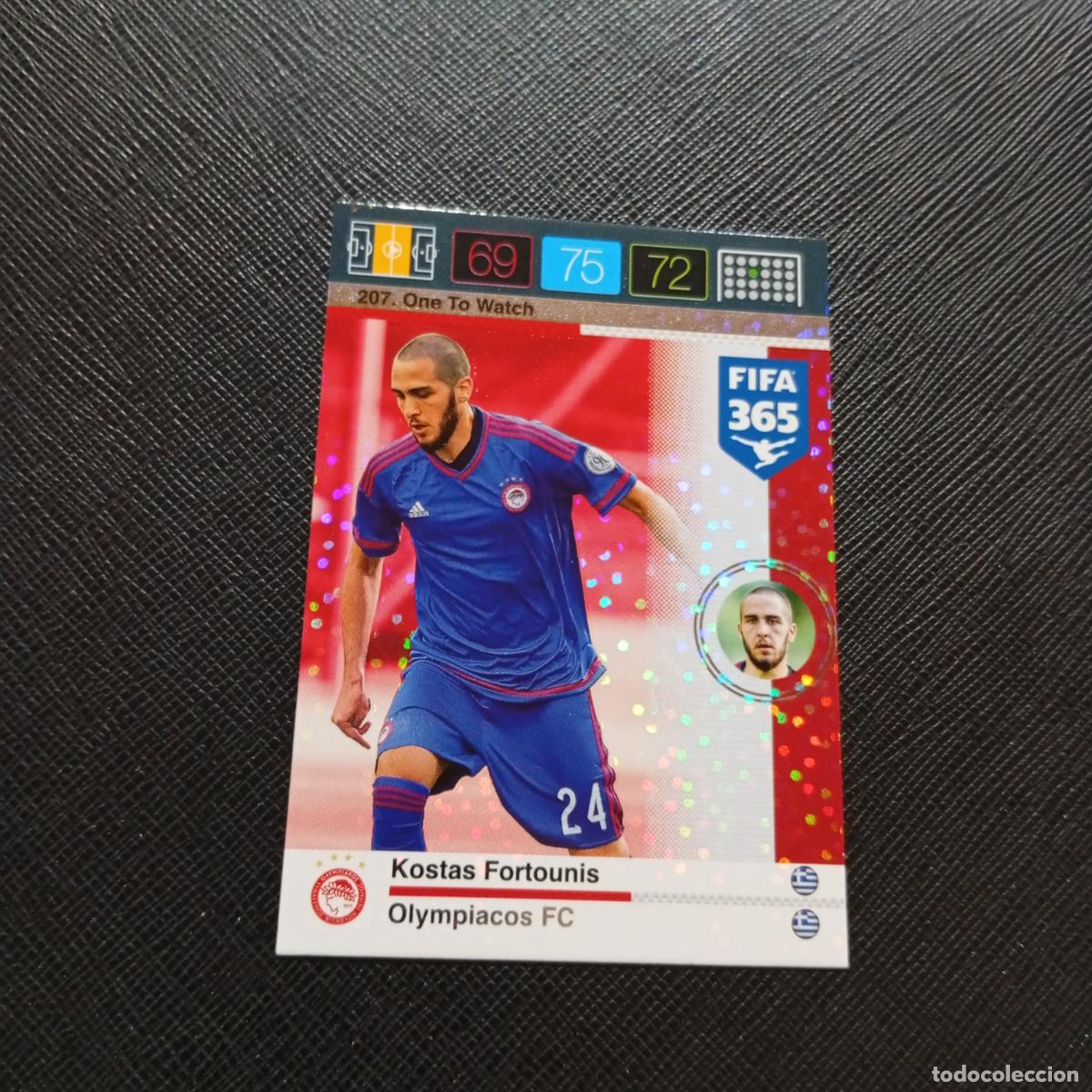 Cromos de F&uacute;tbol: 207 KOSTAS FORTOUNIS OLYMPIAKOS ADRENALYN 2015 2016 FIFA 365 CROMO FUTBOL 15 16 - A182 PG370