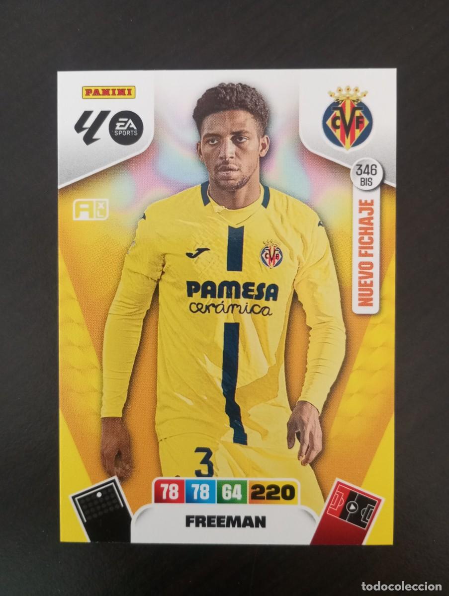 Cromos de F&uacute;tbol: CARD ADRENALYN XL PANINI 2025-2026 25 26 NUEVO FICHAJE FREEMAN VILLARREAL 346 BIS