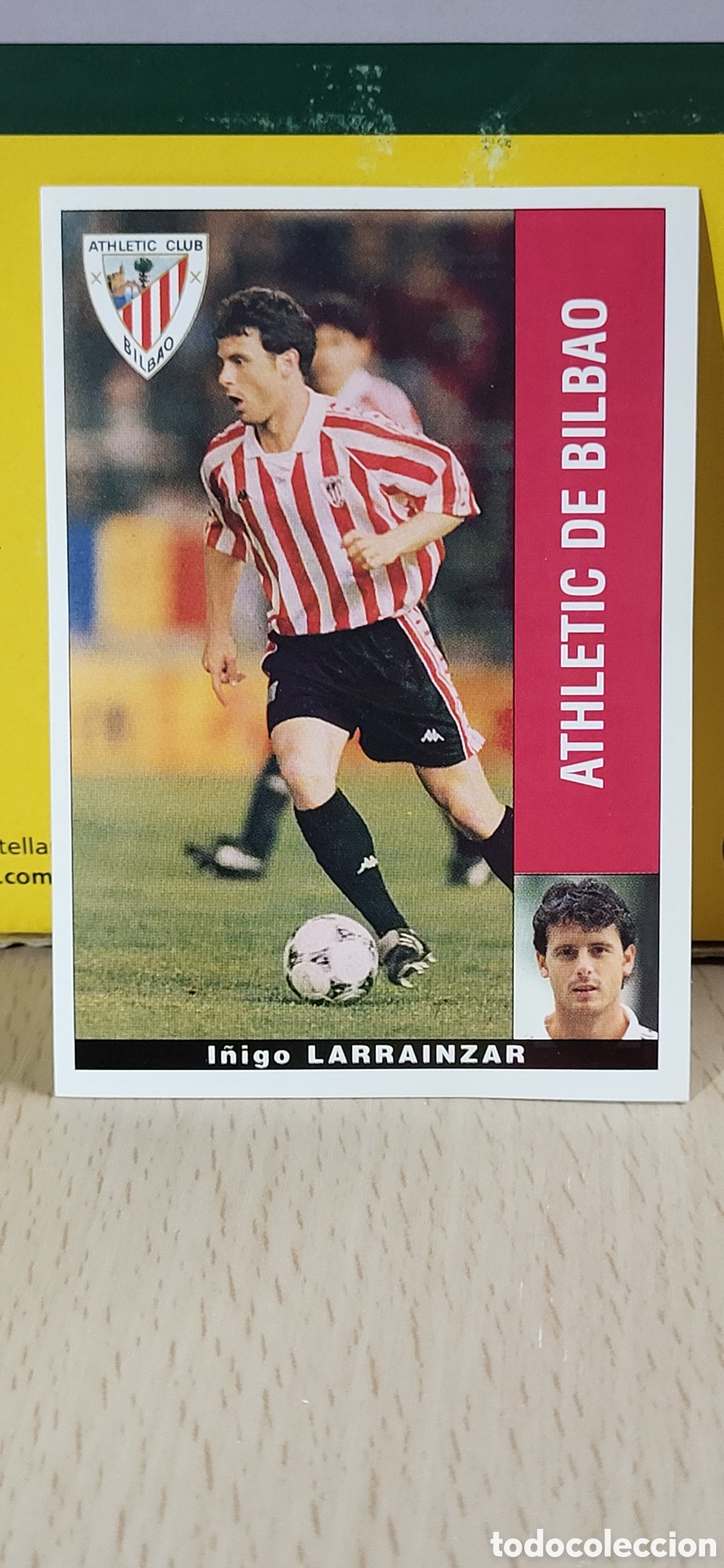 Cromos de F&uacute;tbol: I&Ntilde;IGO LARRAINZAR ATHLETIC CLUB BILBAO LIGA 95 96 DE FUTBOL PROFESIONAL PANINI