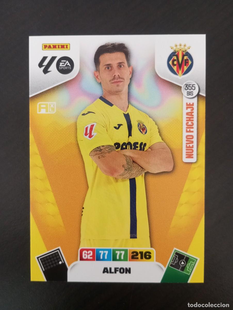 Cromos de F&uacute;tbol: CARD ADRENALYN XL PANINI 2025-2026 25 26 NUEVO FICHAJE ALFON VILLARREAL 355 BIS