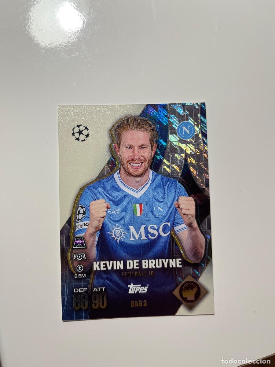 Cromos de F&uacute;tbol: Kevin de Bruyne Football IQ Build your Baller 25-26 Topps