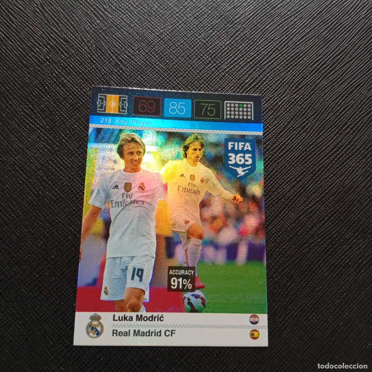 Cromos de F&uacute;tbol: 218 LUKA MODRIC REAL MADRID ADRENALYN 2015 2016 FIFA 365 CROMO FUTBOL 15 16 - A182 PG379