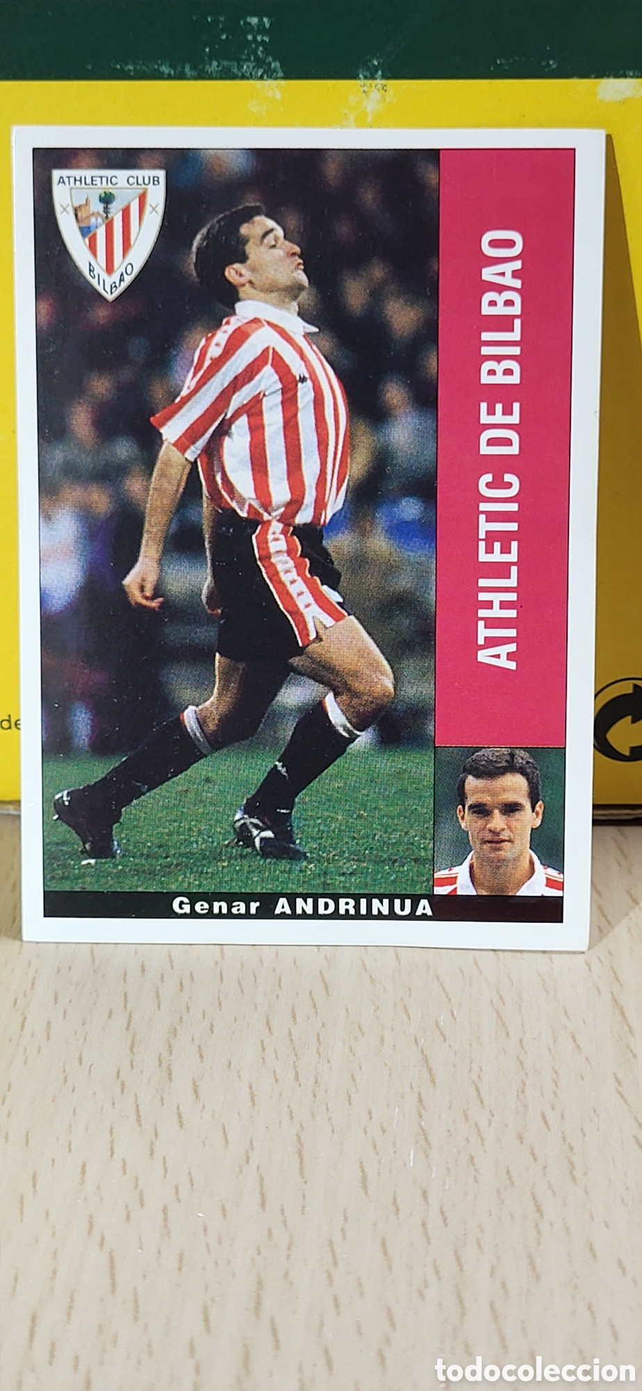 Cromos de F&uacute;tbol: GENAR ANDRINUA ATHLETIC CLUB BILBAO LIGA 95 96 DE FUTBOL PROFESIONAL PANINI