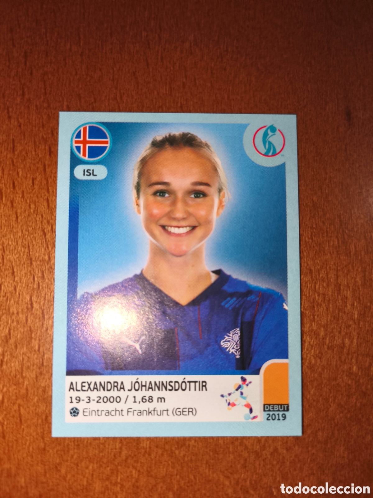 Cromos de F&uacute;tbol: Alexandra Johannsdottir n&deg;359 Uefa Women's Euro 2022 Islandia