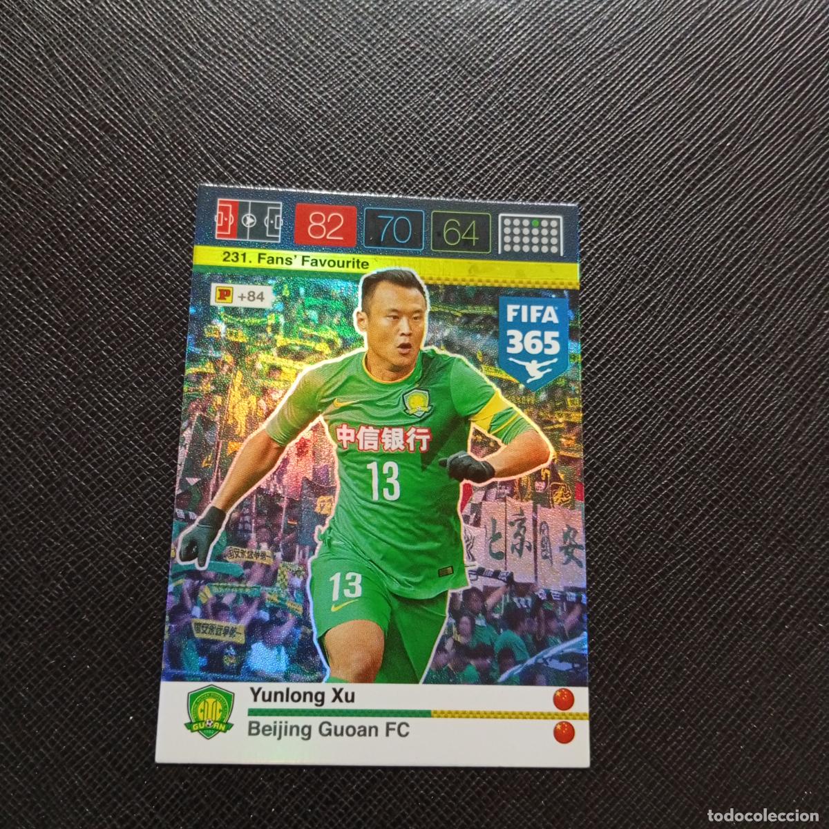 Cromos de F&uacute;tbol: 231 YUNINIONG XU BEIJING GUOAN ADRENALYN 2015 2016 FIFA 365 CROMO FUTBOL 15 16 - A182 PG379