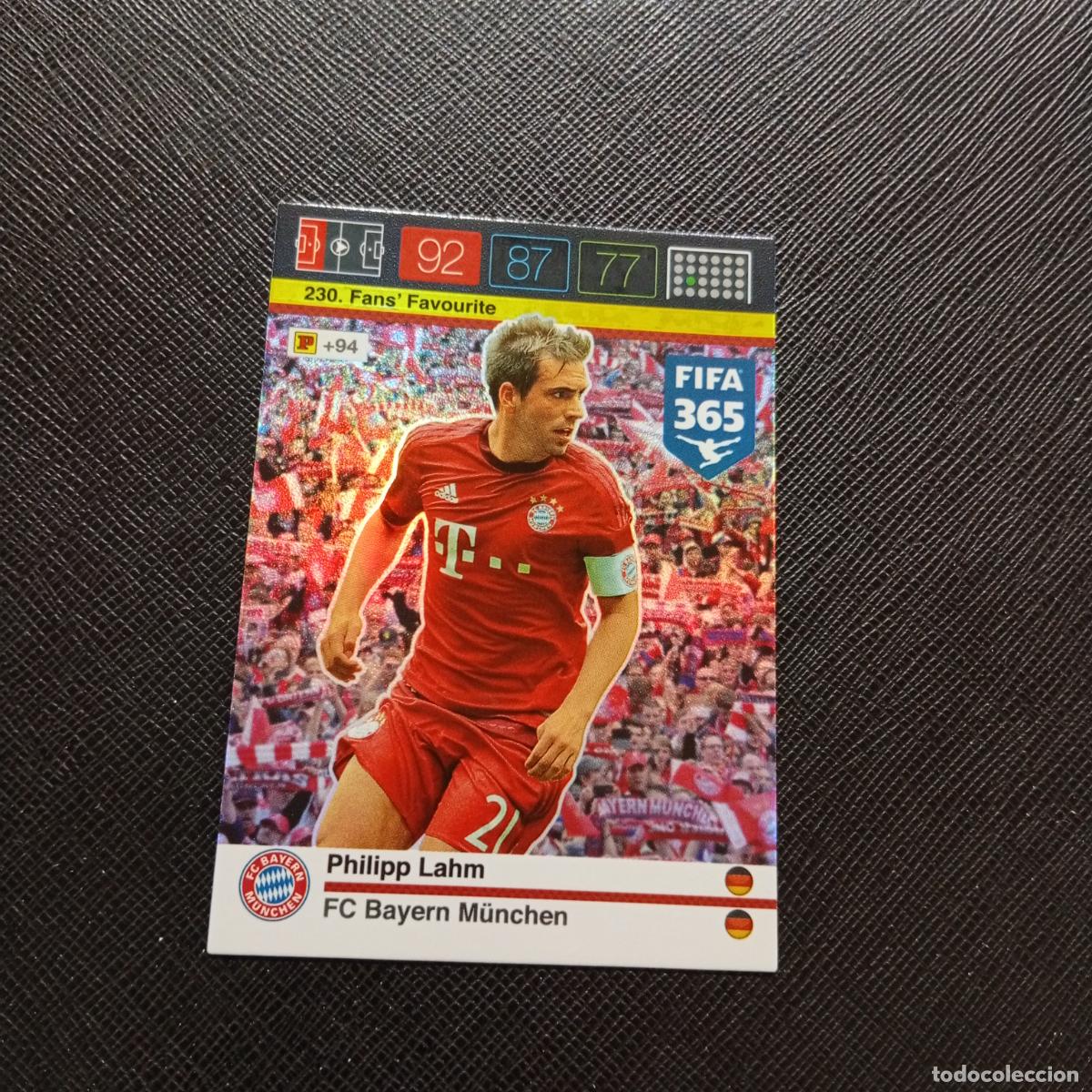 Cromos de F&uacute;tbol: 230 LAHM NAYERN MUNICH ADRENALYN 2015 2016 FIFA 365 CROMO FUTBOL 15 16 - A182 PG397