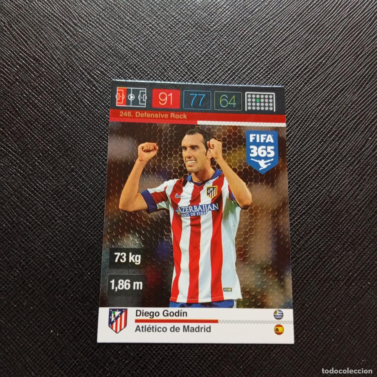 Cartes &agrave; collectionner de Football: 246 GODIN AT MADRID ADRENALYN 2015 2016 FIFA 365 CROMO FUTBOL 15 16 - A182 PG415