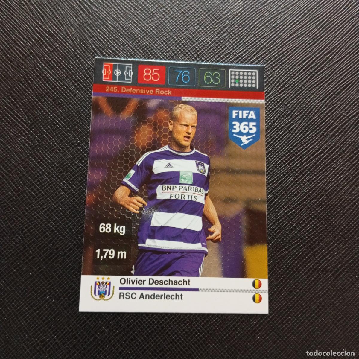 Cromos de F&uacute;tbol: 245 DESCHACHT ANDERLECHT ADRENALYN 2015 2016 FIFA 365 CROMO FUTBOL 15 16 - A182 PG451