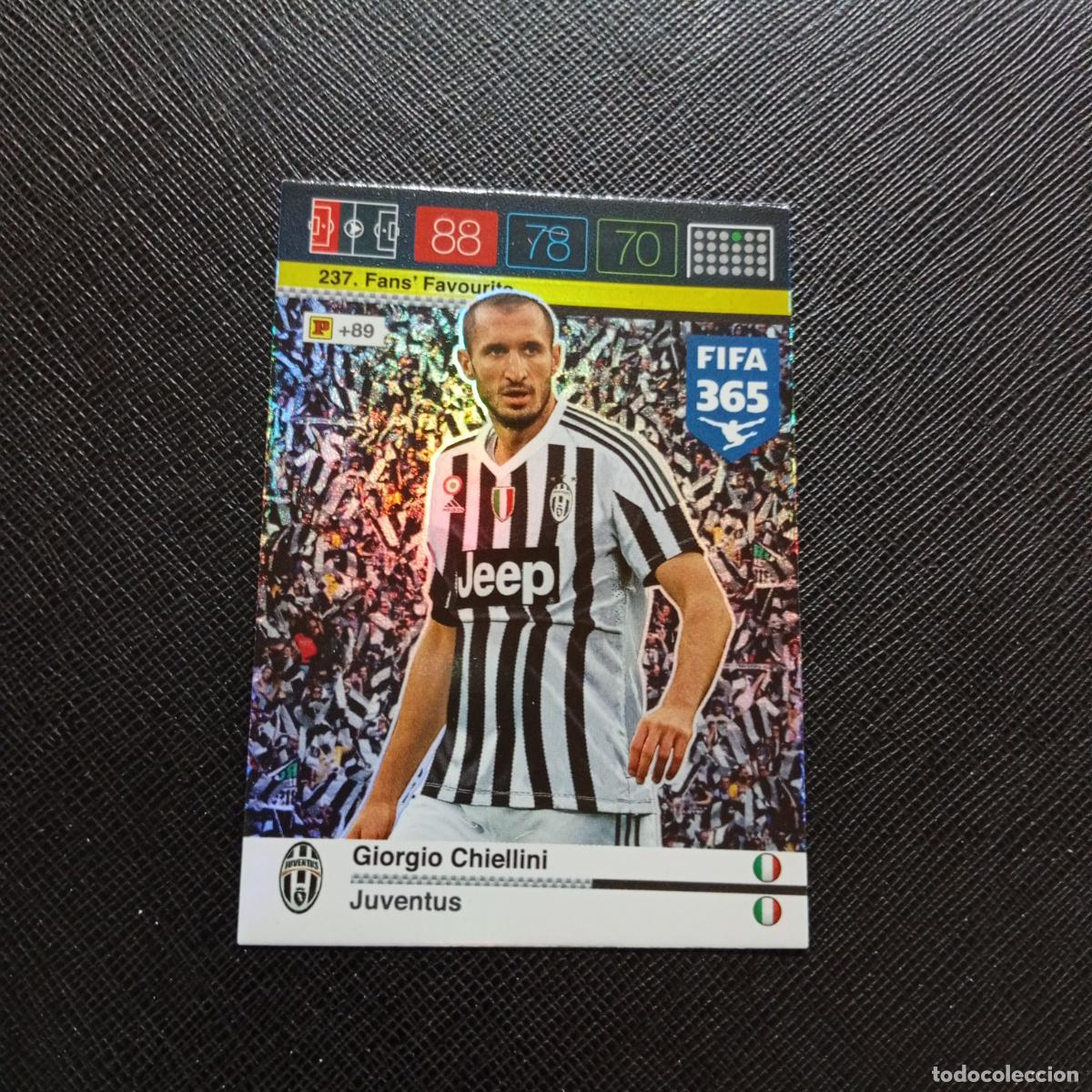 Cromos de F&uacute;tbol: 237 CHIELLINI JUVENTUS ADRENALYN 2015 2016 FIFA 365 CROMO FUTBOL 15 16 - A182 PG451