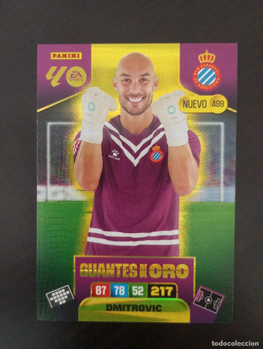 Cromos de F&uacute;tbol: CARD ADRENALYN XL PANINI 2025-2026 25 26 GUANTES DE ORO DMITROVIC ESPANYOL ESPA&Ntilde;OL 499 NUEVO