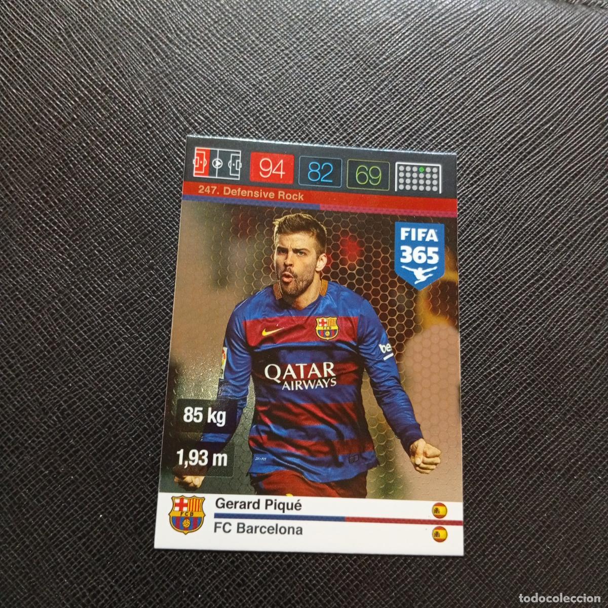 Cromos de F&uacute;tbol: 247 PIQUE BARCELONA ADRENALYN 2015 2016 FIFA 365 CROMO FUTBOL 15 16 - A182 PG460