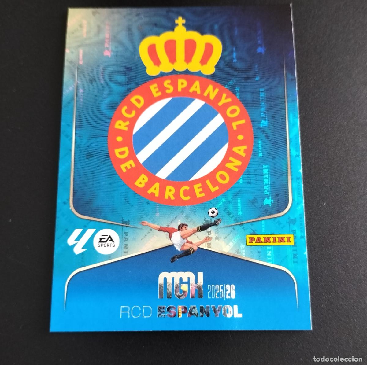 Cromos de F&uacute;tbol: MGK 145 ESCUDO LOGO ESPANYOL CROMOS ALBUM MEGACRACKS LIGA FUTBOL 2025 2026 25 26