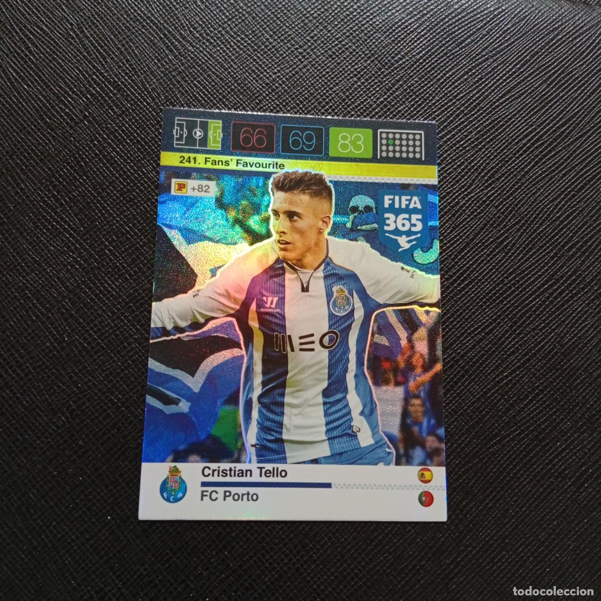 Cromos de F&uacute;tbol: 241 CRISTIAN TELLO OPORTO PORTO ADRENALYN 2015 2016 FIFA 365 CROMO FUTBOL 15 16 - A182 PG478