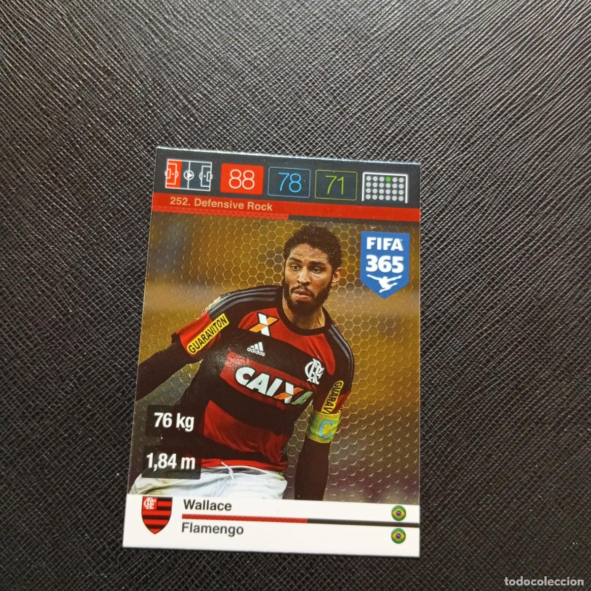 Cromos de F&uacute;tbol: 252 WALLACE FLAMENGO ADRENALYN 2015 2016 FIFA 365 CROMO FUTBOL 15 16 - A182 PG487
