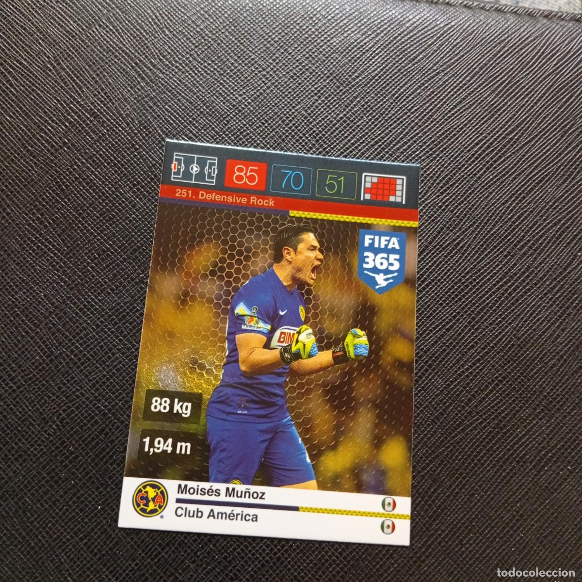 Cromos de F&uacute;tbol: 251 MOISES MU&Ntilde;OZ CLUB AMERICA ADRENALYN 2015 2016 FIFA 365 CROMO FUTBOL 15 16 - A182 PG487