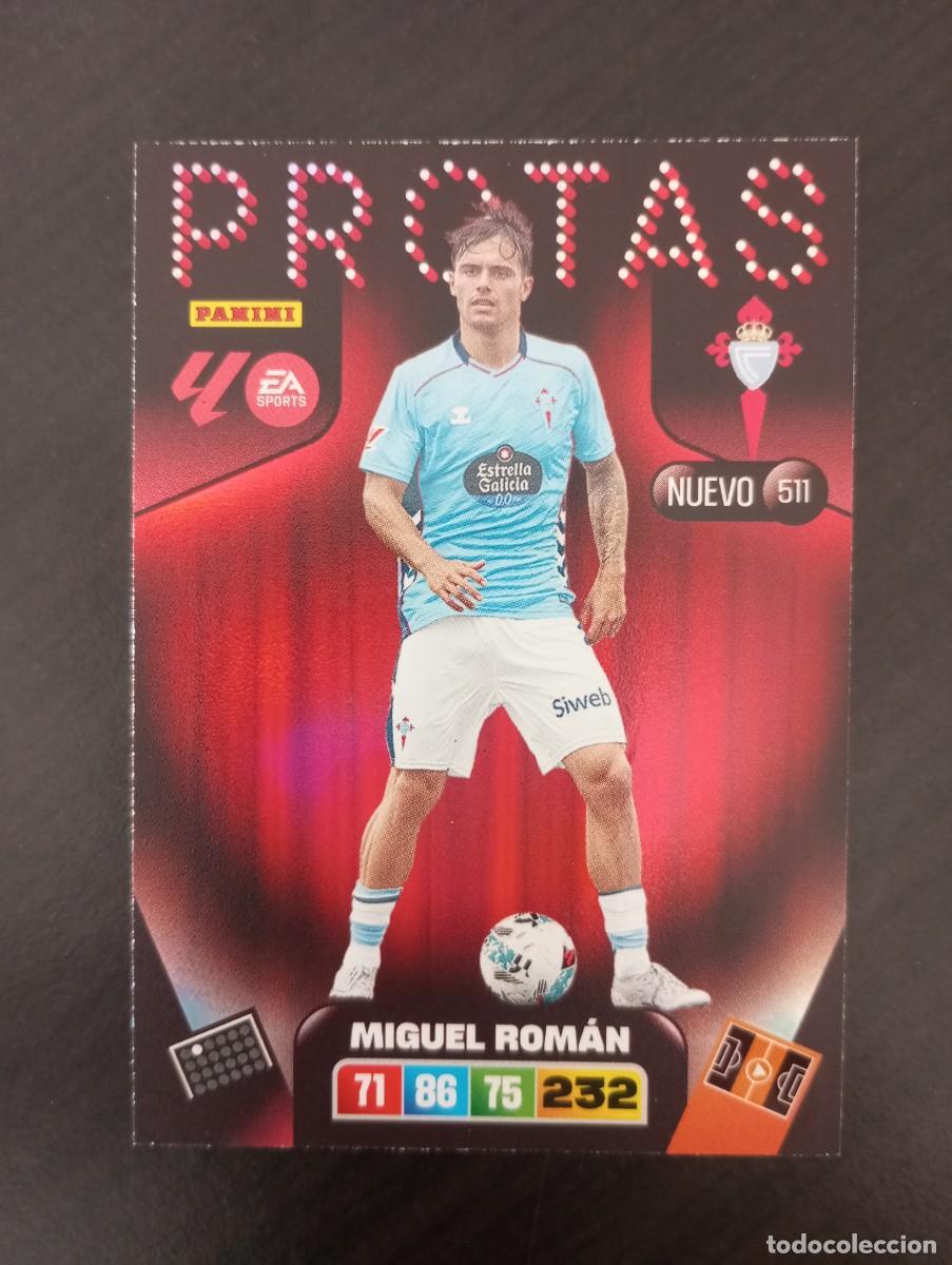 Cromos de F&uacute;tbol: CARD ADRENALYN XL PANINI 2025-2026 25 26 PROTAS MIGUEL ROMAN CELTA 511 NUEVO