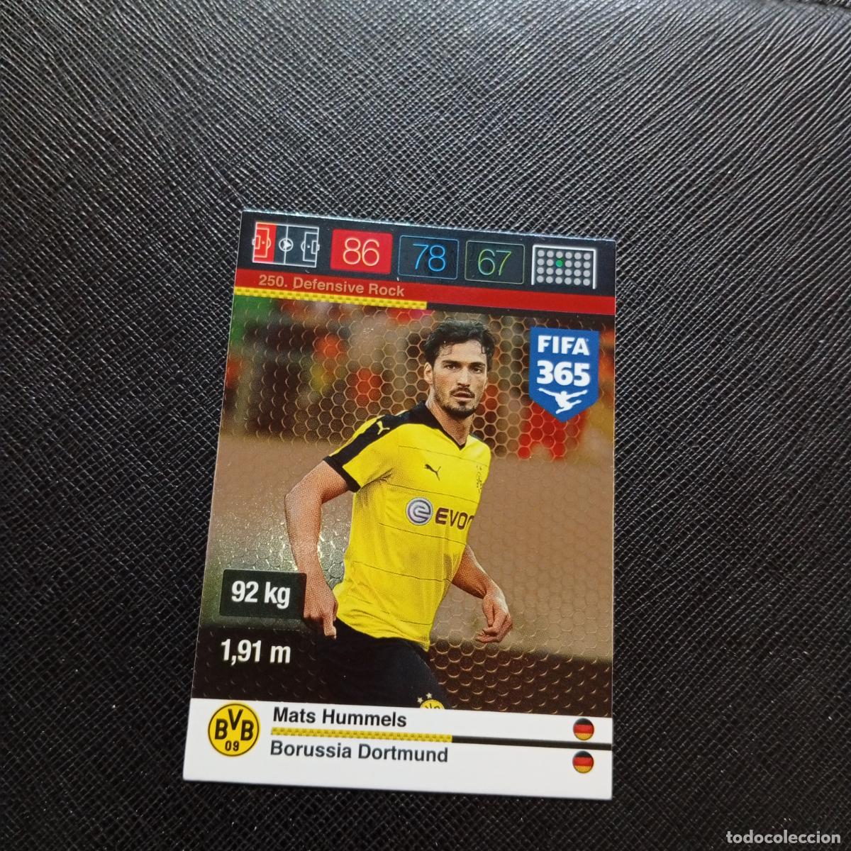 Cromos de F&uacute;tbol: 250 HUMMELS BORUSSIA DORTMUND ADRENALYN 2015 2016 FIFA 365 CROMO FUTBOL 15 16 - A182 PG487