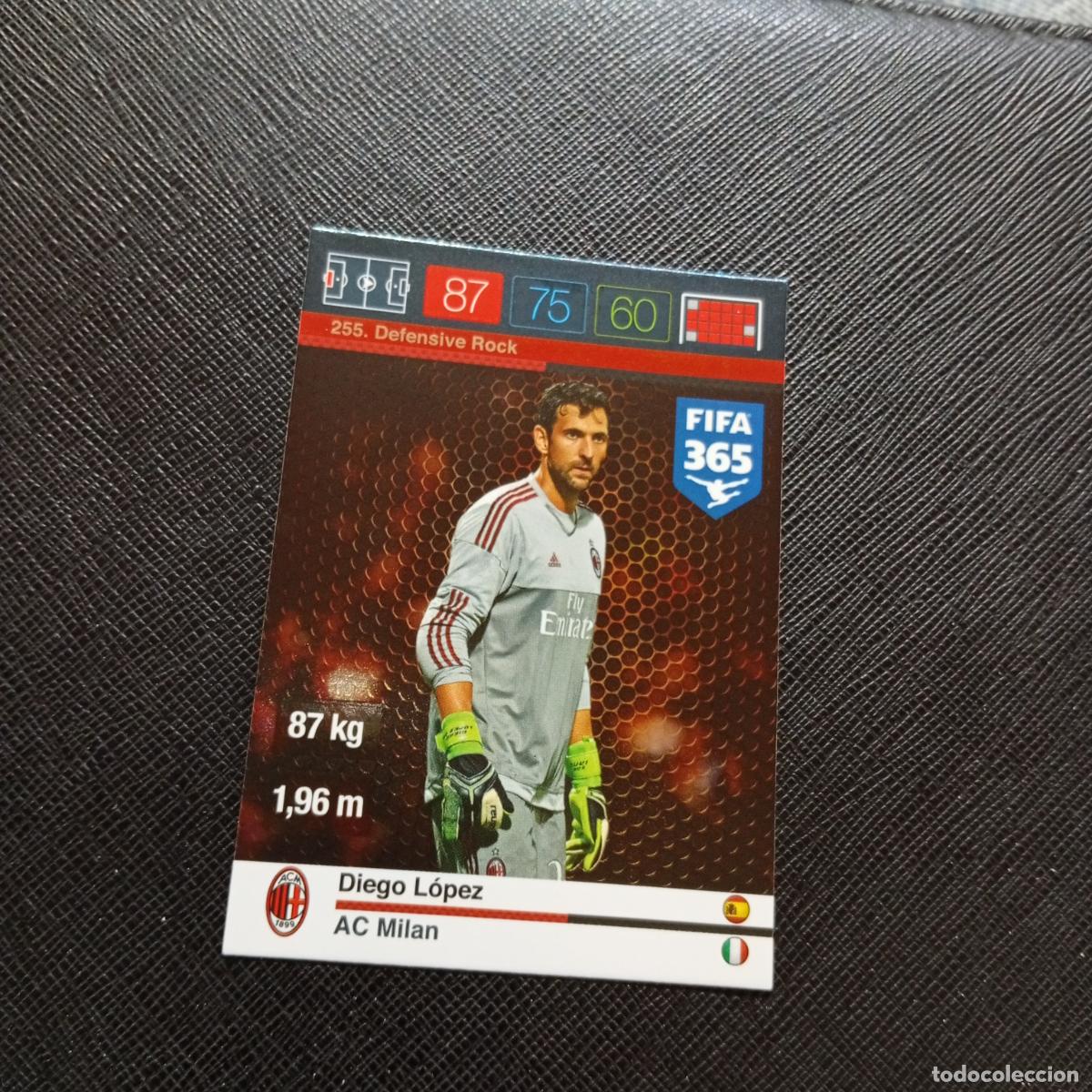 Cromos de F&uacute;tbol: 255 DIEGO LOPEZ MILAN ADRENALYN 2015 2016 FIFA 365 CROMO FUTBOL 15 16 - A182 PG505