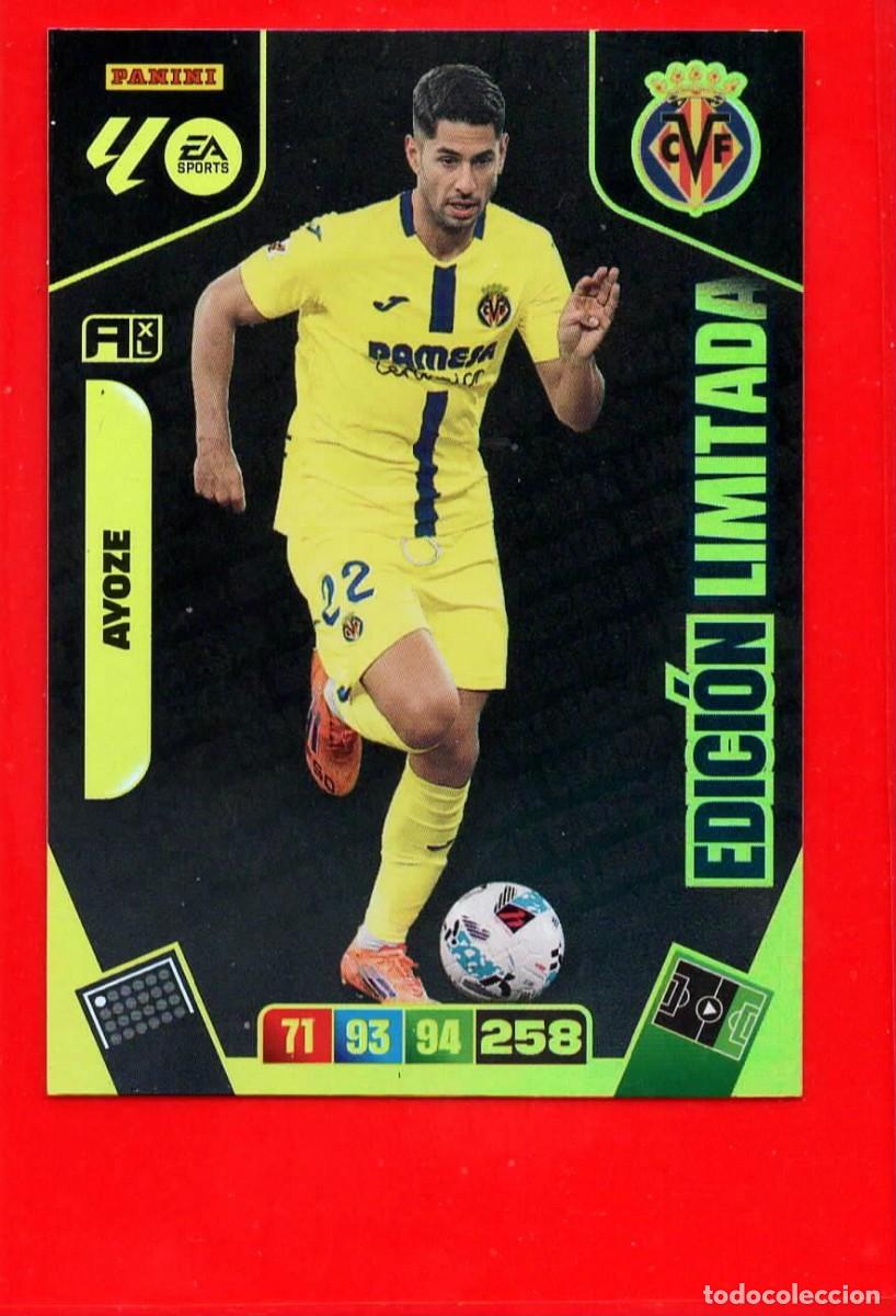 Cromos de F&uacute;tbol: Ayoze - VILLARREAL C.F. - Edici&oacute;n Limitada - Sobre Premium - Adrenalyn Liga 2025 2026 25 26