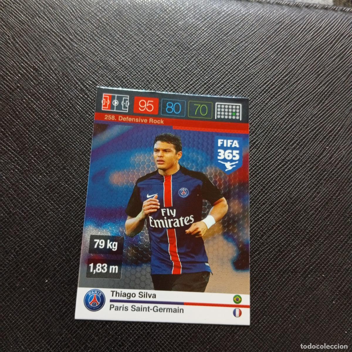 Cromos de F&uacute;tbol: 258 THIAGO SILVA PSG ADRENALYN 2015 2016 FIFA 365 CROMO FUTBOL 15 16 - A182 PG514