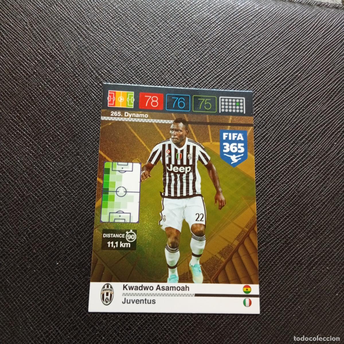 Cromos de F&uacute;tbol: 265 ASAMOAH JUVENTUS ADRENALYN 2015 2016 FIFA 365 CROMO FUTBOL 15 16 - A182 PG523