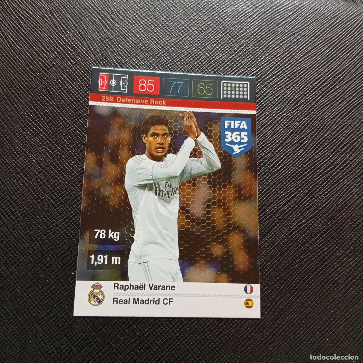 Cromos de F&uacute;tbol: 259 VARANE REAL MADRID ADRENALYN 2015 2016 FIFA 365 CROMO FUTBOL 15 16 - A182 PG523