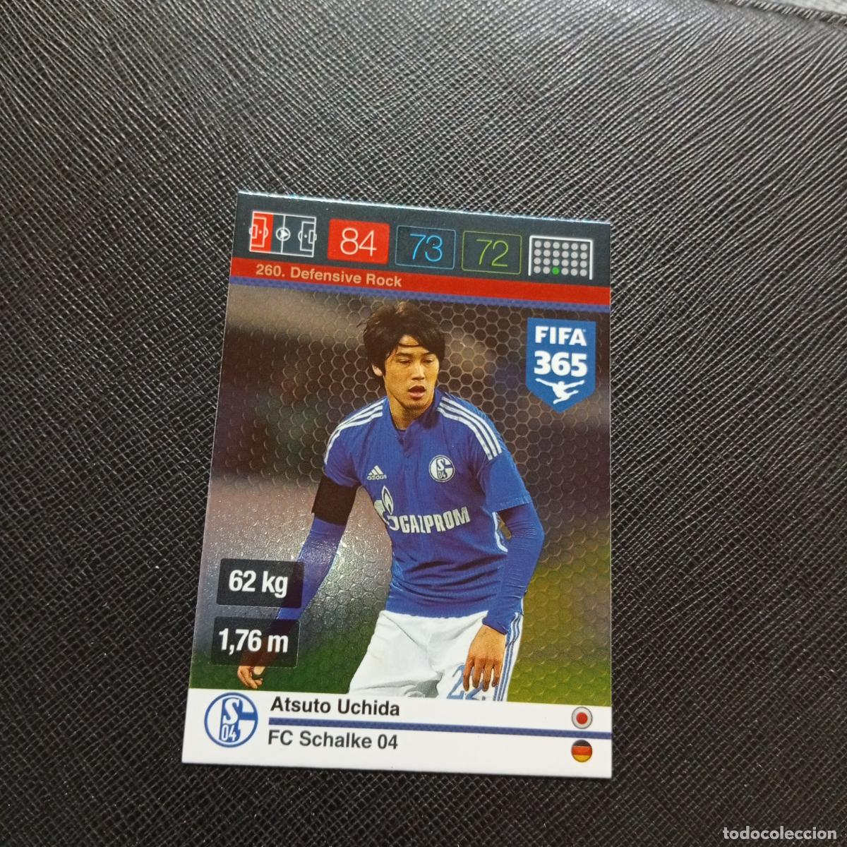 Cromos de F&uacute;tbol: 260 ATSUTO UCHIDA SCHALKE 04 ADRENALYN 2015 2016 FIFA 365 CROMO FUTBOL 15 16 - A182 PG523
