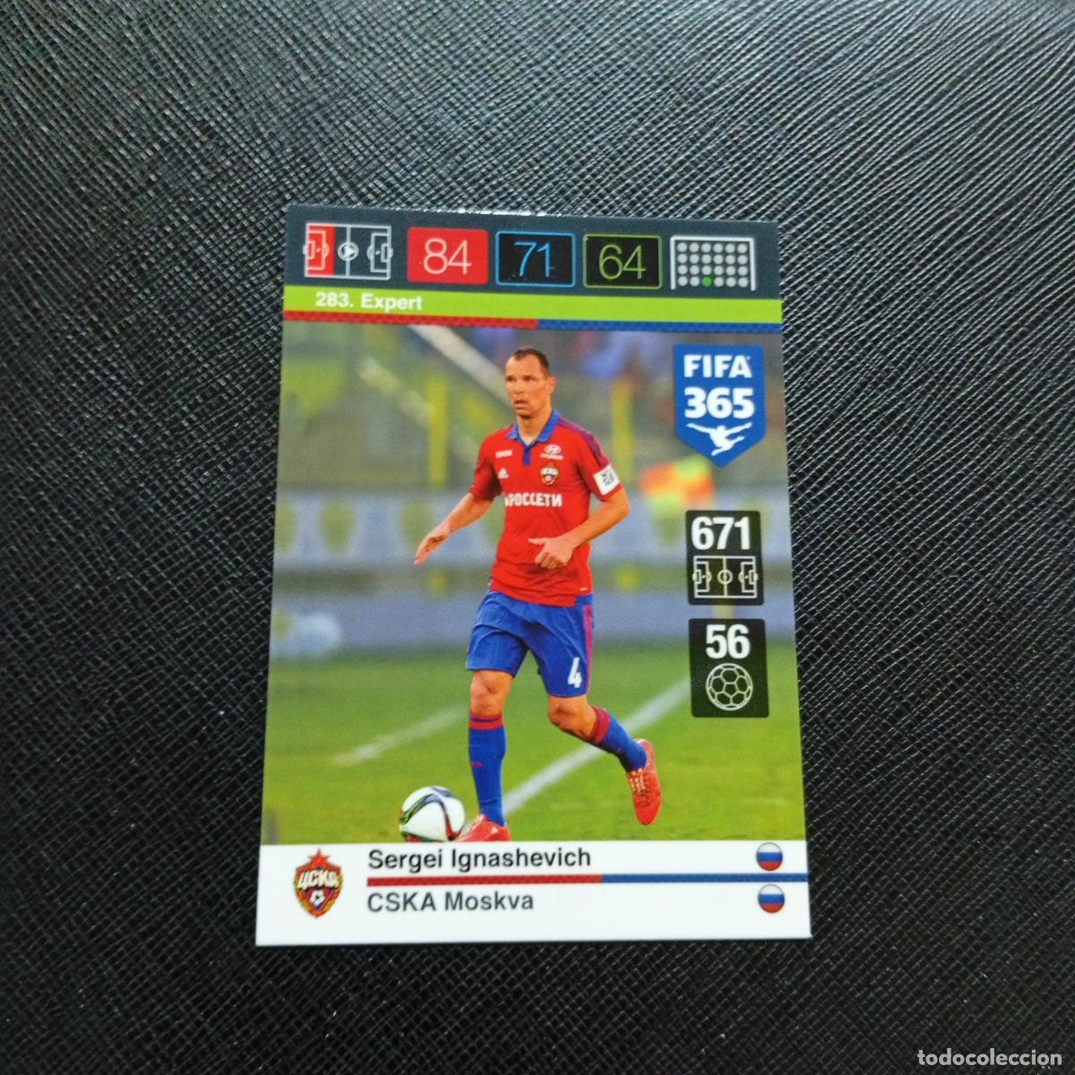 Cromos de F&uacute;tbol: 283 IGNASHEVICH CSKA MOSCU ADRENALYN 2015 2016 FIFA 365 CROMO FUTBOL 15 16 - A182 PG532