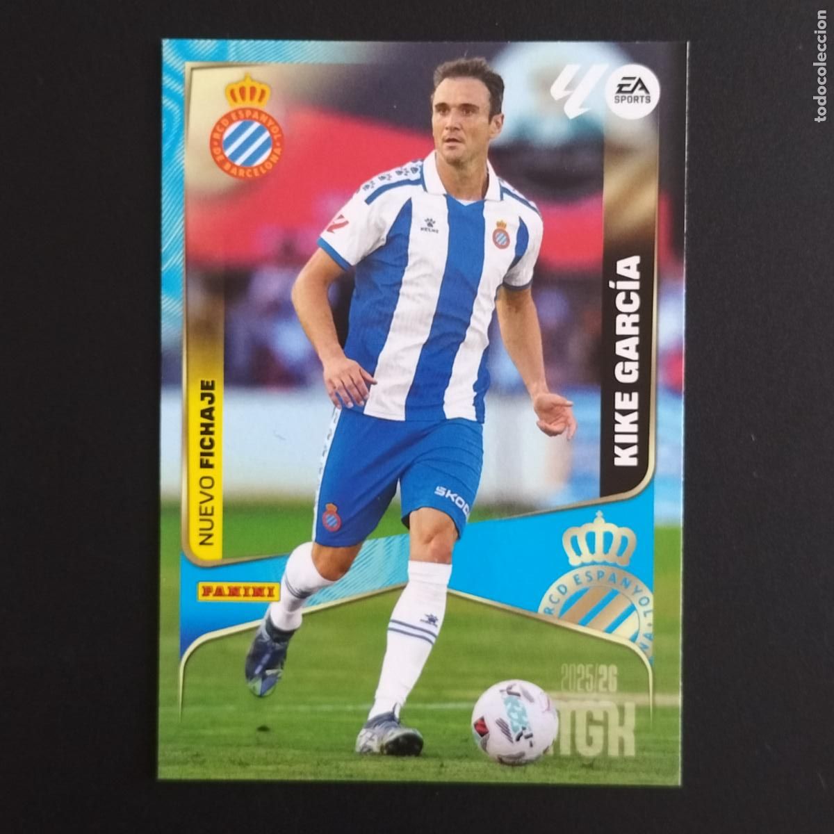 Cromos de F&uacute;tbol: MGK 445 KIKE GARCIA NUEVO FICHAJE ESPANYOL CROMOS ALBUM MEGACRACKS LIGA FUTBOL 2025 2026 25 26