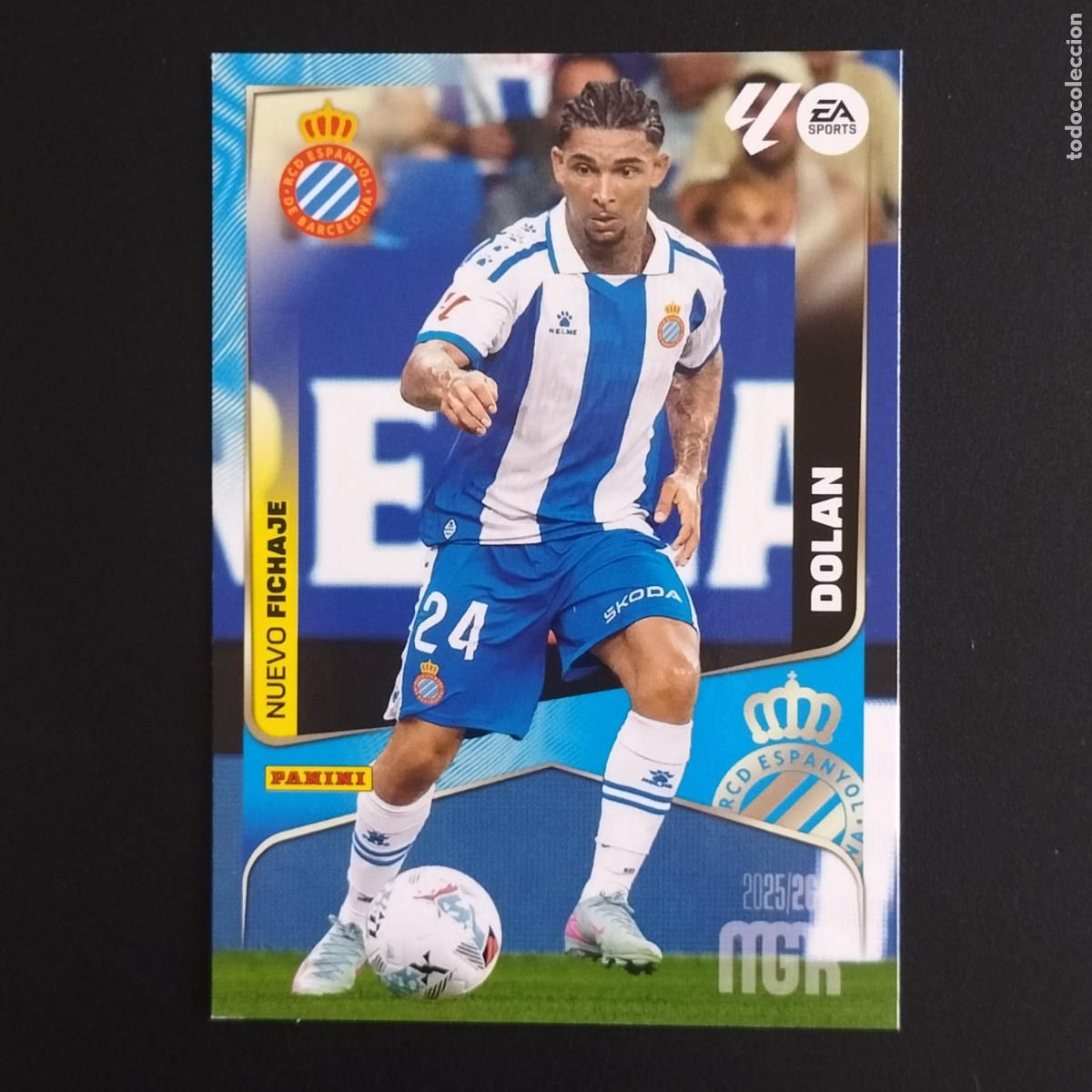 Cromos de F&uacute;tbol: MGK 465 DOLAN NUEVO FICHAJE ESPANYOL CROMOS ALBUM MEGACRACKS LIGA FUTBOL 2025 2026 25 26