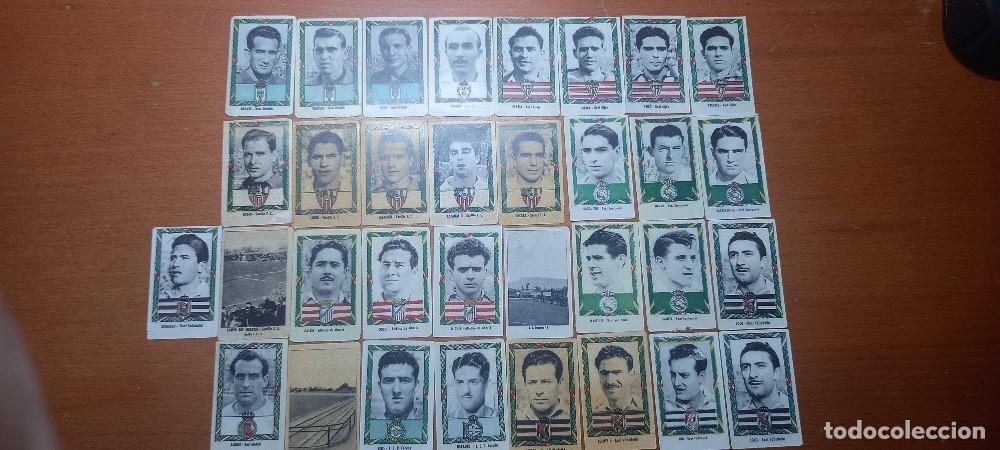 Cromos de F&uacute;tbol: LOTE CROMOS RUIZ ROMERO 1953