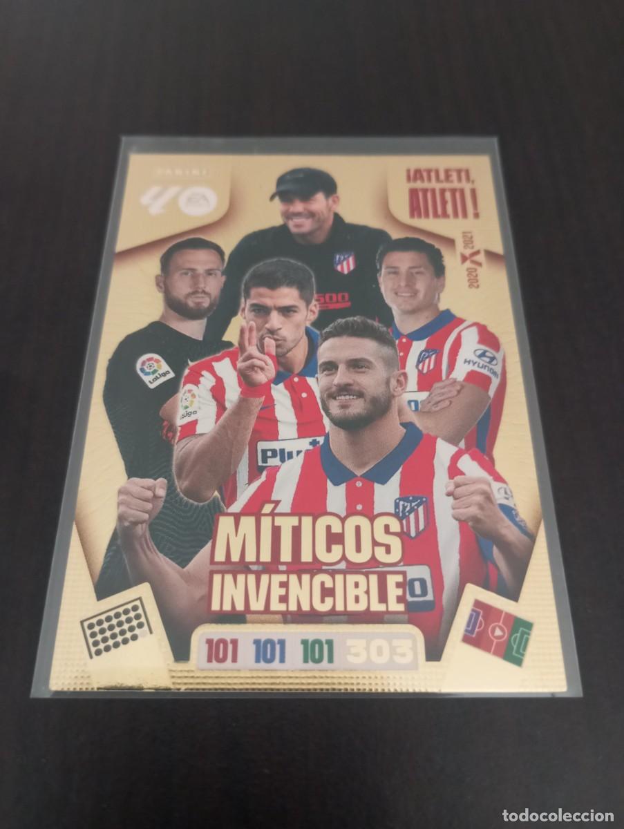 Cromos de F&uacute;tbol: CARD ADRENALYN XL PANINI 2025-2026 25 26 MITICOS INVENCIBLE ATLETI ATLETI