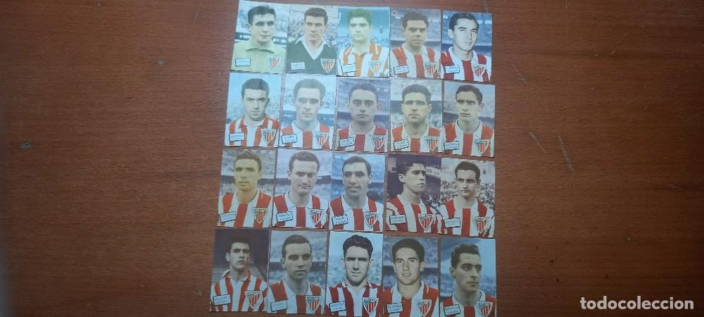 Cromos de F&uacute;tbol: LOTE ATHLETIC 61-62 DE FHER