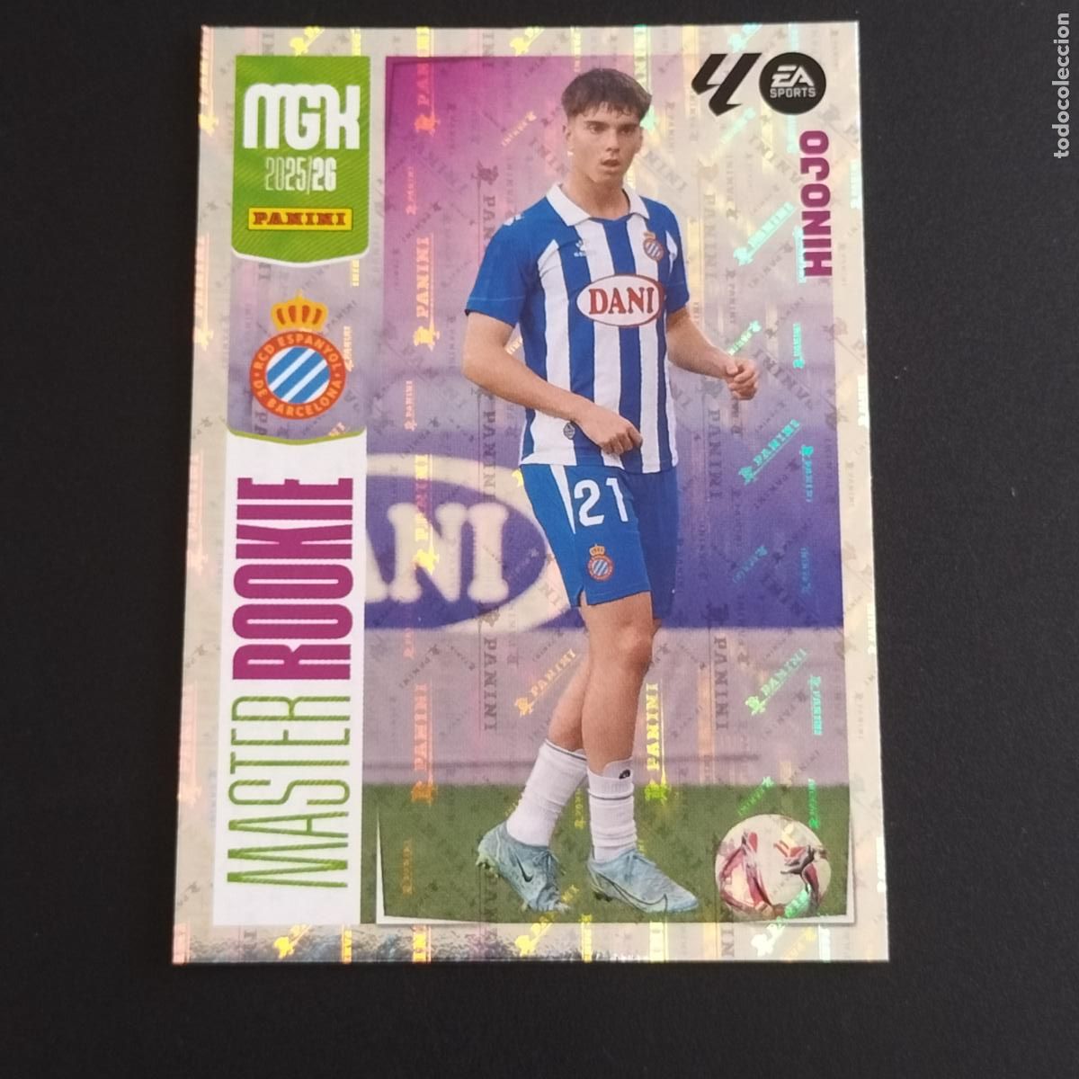 Cromos de F&uacute;tbol: MGK 413 HINOJO MASTER ROOKIE ESPANYOL CROMOS ALBUM MEGACRACKS LIGA FUTBOL 2025 2026 25 26