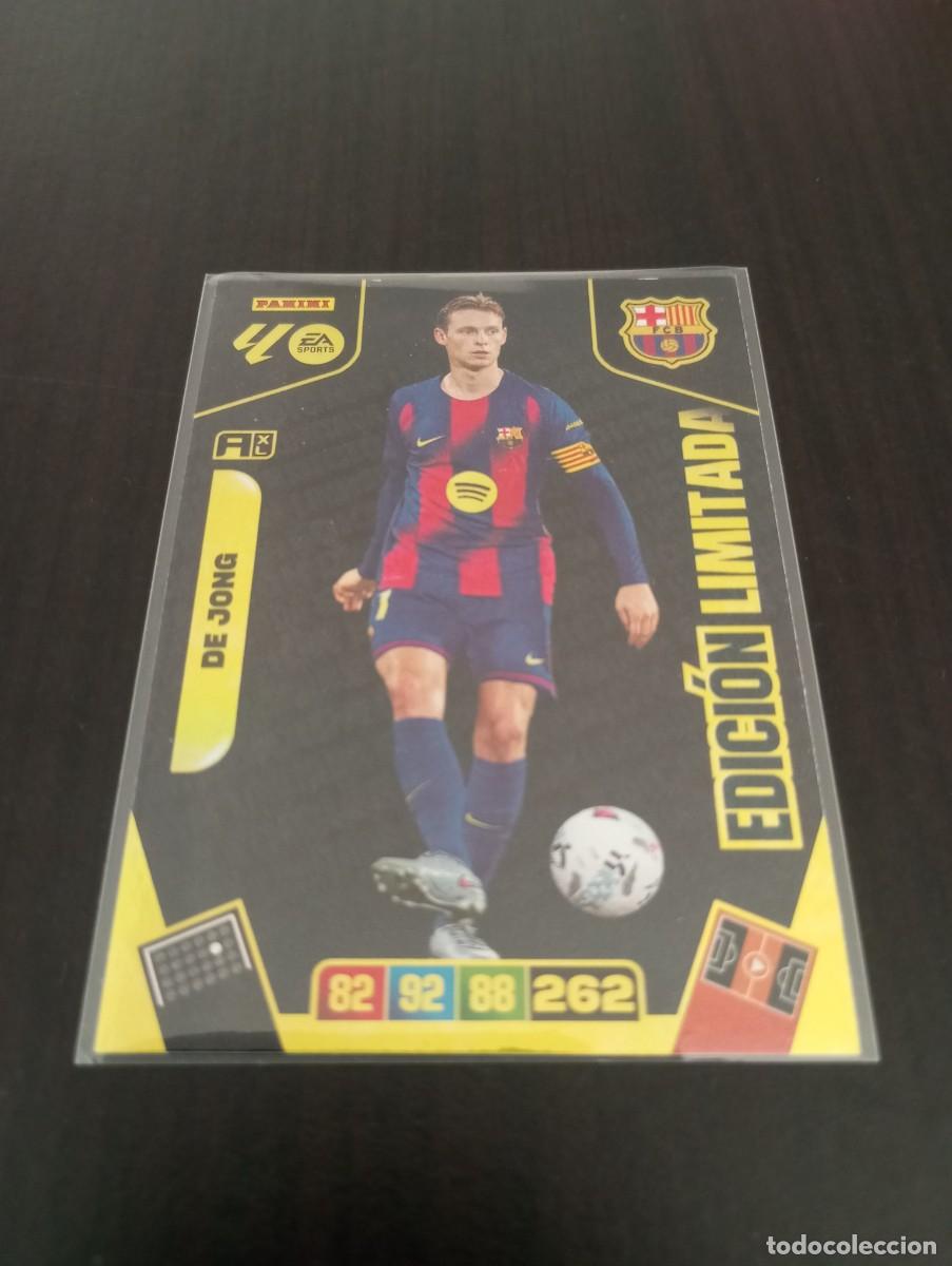 Cartes &agrave; collectionner de Football: CARD ADRENALYN XL PANINI 2025-2026 25 26 EDICION LIMITADA DE JONG BAR&Ccedil;A BARCELONA