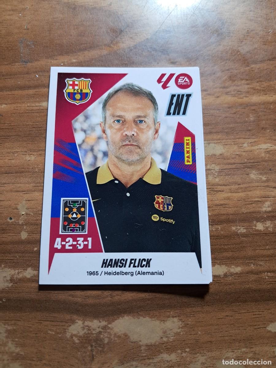 Cromos de F&uacute;tbol: CROMO LIGA ESTE TEMPORADA 25/26: ENTRENADOR HANSI FLICK (FC BARCELONA), N&deg; 2