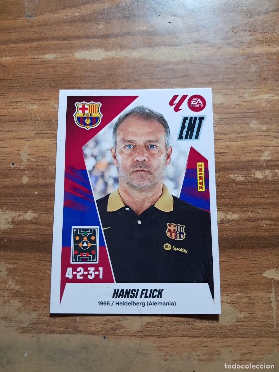 Cromos de F&uacute;tbol: CROMO LIGA ESTE TEMPORADA 25/26: ENTRENADOR HANSI FLICK (FC BARCELONA), N&deg; 2