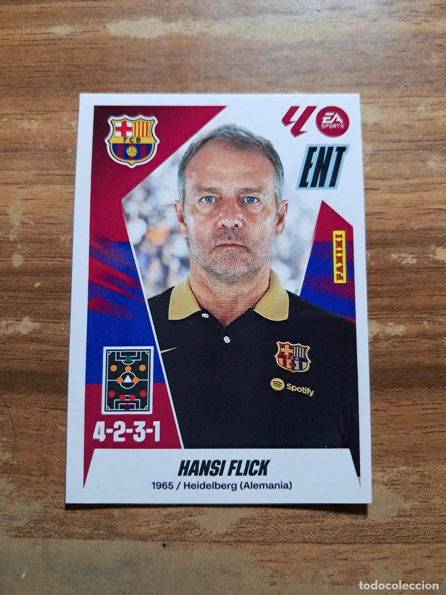 Cromos de F&uacute;tbol: CROMO LIGA ESTE TEMPORADA 25/26: ENTRENADOR HANSI FLICK (FC BARCELONA), N&deg; 2