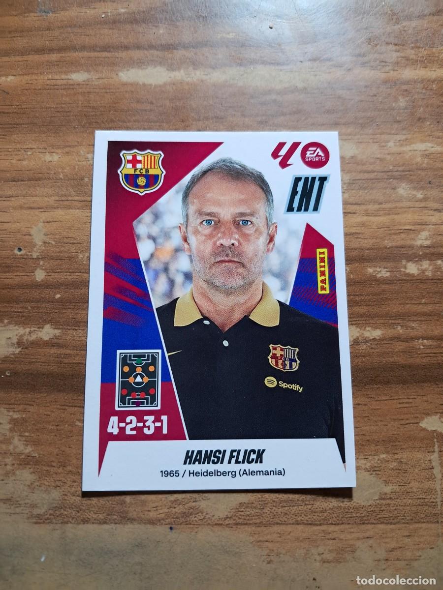 Cromos de F&uacute;tbol: CROMO LIGA ESTE TEMPORADA 25/26: ENTRENADOR HANSI FLICK (FC BARCELONA), N&deg; 2