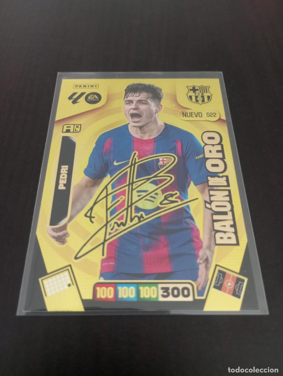 Football Stickers: CARD ADRENALYN XL PANINI 2025-2026 25 26 BALON DE ORO PEDRI NUEVO 522 FIRMA FIRMADA